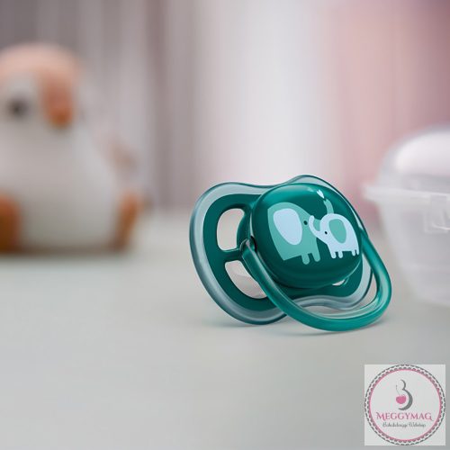 Philips AVENT játszócumi Ultra Air elefántos 18hó fiús 2db