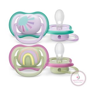   Philips AVENT játszócumi Ultra Air szivárványos 0-6hó lányos 2db