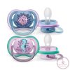 Philips AVENT játszócumi Ultra Air tengeri állatos 6-18hó lányos 2db