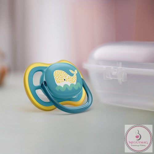 Philips AVENT játszócumi ultra air 18hó bálna 2db