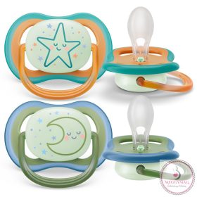   Philips AVENT játszócumi ultra air éjszakai 18hó neutral 2db