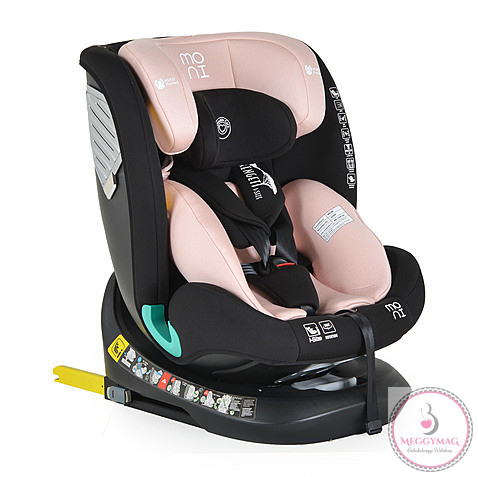 Moni SERENGETI I-SIZE autósülés 40-150cm 360forgatható PINK
