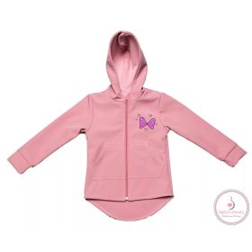   Lányka softshell belül bolyhos, vízálló esőkabát / széldzseki 104-es