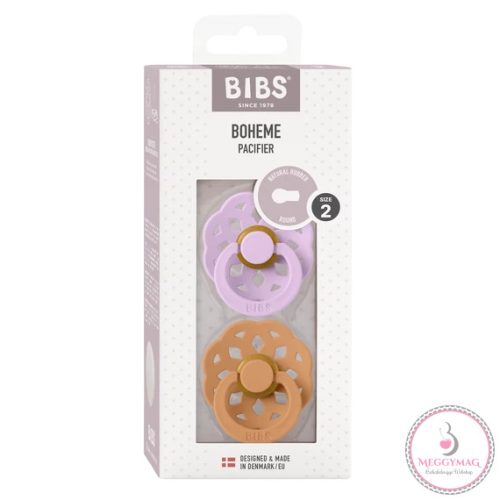 BIBS Boheme 2-es szett (Viola/Sütőtök), 6-18 hó