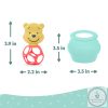 OBALL Rágóka csörgővel Micimackó Hunny & Shake 2db, 0m+
