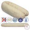 Scamp szoptatós párna univerzális pamut Beige Dots SZPE238