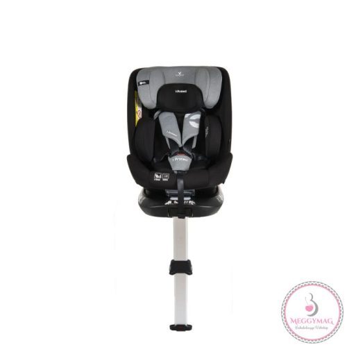Cangaroo i-PROTECT isofixes autósülés 40-150 cm támasztólábbal, 360 fokban forgatható Szürke, KÉSZLETEN A BOLTBAN!