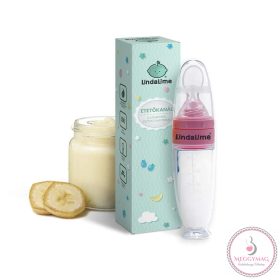   Lindalime Etetőkanál - kanalas végű cumisüveg - Vattacukor