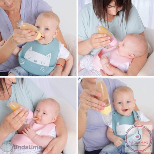 Lindalime Etetőkanál - kanalas végű cumisüveg - Vattacukor
