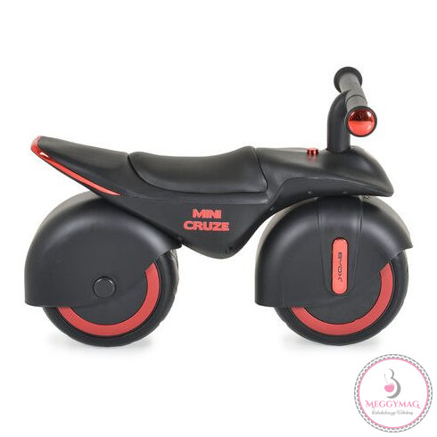 MINI CRUZE futóbicikli, ráülős járgány, kismotor, zenélő, óriás kerekekkel FEKETE 