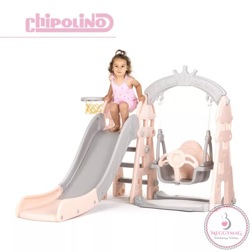 Chipolino Ring hinta és csúszda - pink