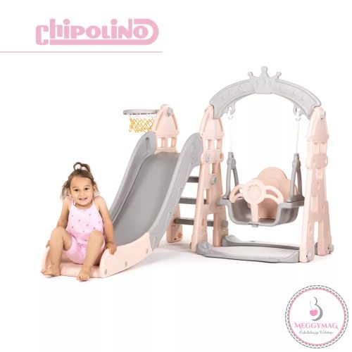 Chipolino Ring hinta és csúszda - pink