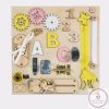 Moni Toys Montessori matatófal kicsi 30x30cm zsiráfos KÉSZLETEN A BOLTBAN! 
