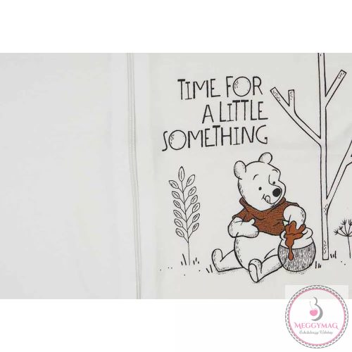 Ujjatlan elöl cipzáras vékony nyári hálózsák Micimackó mintával 1 TOG, 80-86