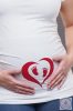 Kismama póló Szívecske mintával Baba talpak L