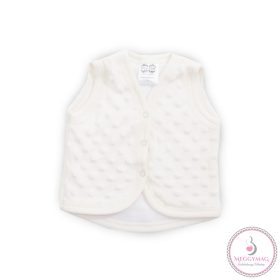 Baba mellény - Ekrü minky - 86