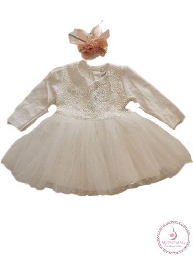 Alkalmi kislány ruha, keresztelő ruha ruha 80-as