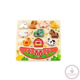   MONI 2IN1 balance puzzle egyensúlyozó játék FARM, KÉSZLETEN A BOLTBAN!