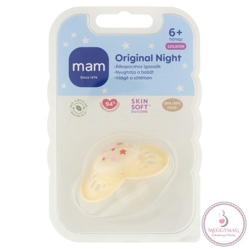 MAM játszócumi Original Night szilikon 6hó
