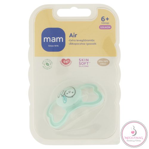 MAM játszócumi Air szilikon 6hó