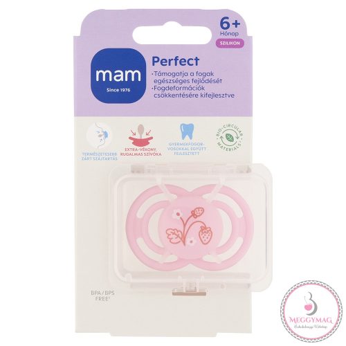 MAM játszócumi Perfect szilikon 6hó