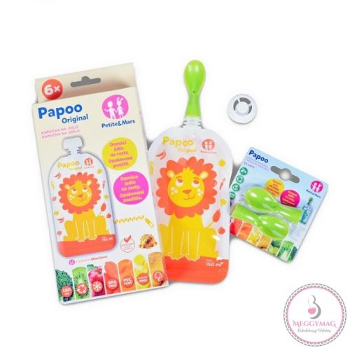 P&M Papoo bébiétel tasakhoz kanál 2 db