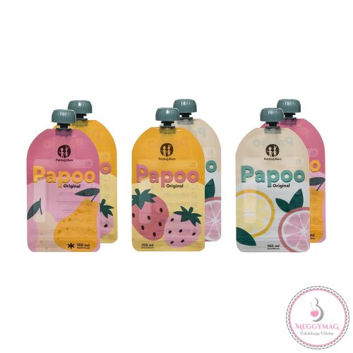 PETITE&MARS Papoo Original tasak bébiételekhez, 6 db