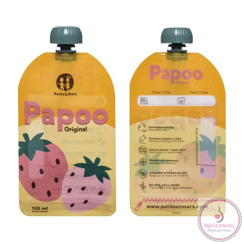 PETITE&MARS Papoo Original tasak bébiételekhez, 6 db