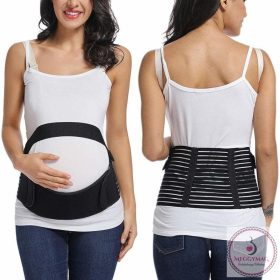   Kismama Pocaktámasz, Méret: 3XL/XXXL (130-170CM), Ében-fekete, KÉSZLETEN A BOLTBAN!