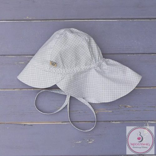 Symbyo nyári kalap - Szürke vonalkás, 38-41 cm