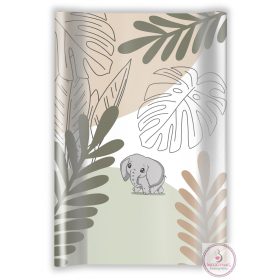 Merev pelenkázó lap 50*70 cm elefánt 