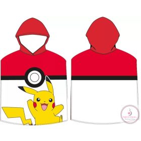 Pokémon strand törölköző poncsó 50x115 cm