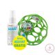 OBALL RATTLE játék 10 cm 0hó+ seafoam + AJÁNDÉK Aquaint 50ml