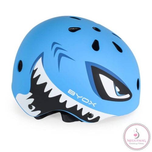 BICIKLIS sisak SHARK cápa S méret KÉK