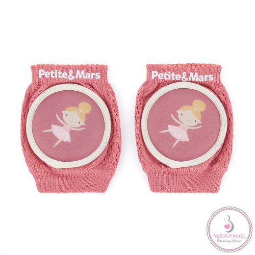 PETITE&MARS Elasztikus térdvédő kúszáshoz Follow Dusty Rose