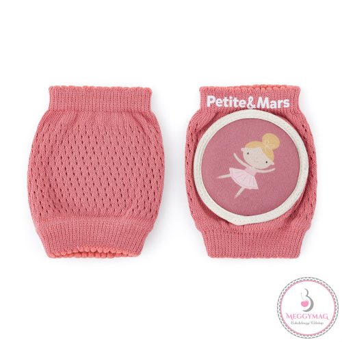 PETITE&MARS Elasztikus térdvédő kúszáshoz Follow Dusty Rose