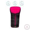 Fillikid bundazsák babakocsiba Eco big 1220-22 fekete pink béléssel