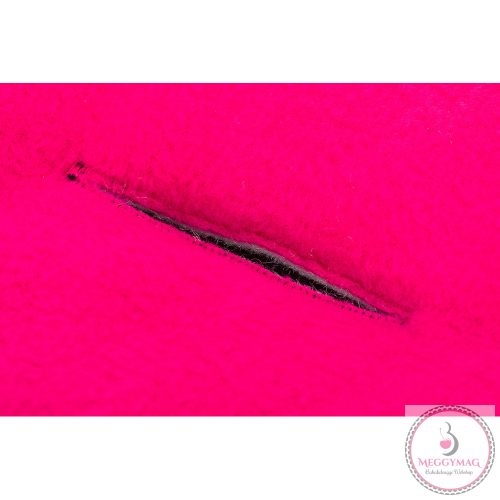 Fillikid bundazsák babakocsiba Eco big 1220-22 fekete pink béléssel