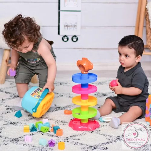 Lorelli Toys kézségfejlesztő labdacsúszda golyópálya