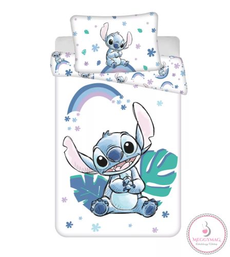 Disney Lilo és Stitch, A csillagkutya Rainbow gyerek, ovis ágyneműhuzat 100×135 cm, 40×60 cm