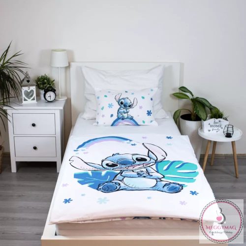 Disney Lilo és Stitch, A csillagkutya Rainbow gyerek, ovis ágyneműhuzat 100×135 cm, 40×60 cm