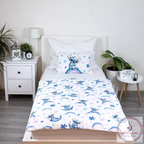 Disney Lilo és Stitch, A csillagkutya Rainbow gyerek, ovis ágyneműhuzat 100×135 cm, 40×60 cm