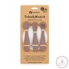 PETITE&MARS Szilikon gyakorló kanál szett 3 db Take&Match Velvet Latte 6m+