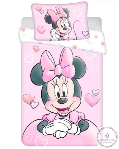 Disney Minnie Powder pink gyerek ágyneműhuzat 100×135 cm, 40×60 cm
