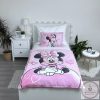 Disney Minnie Powder pink gyerek ágyneműhuzat 100×135 cm, 40×60 cm