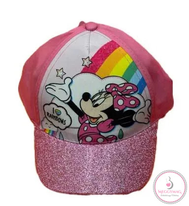 Minnie egér mintás kislány baseball sapka, 52 cm