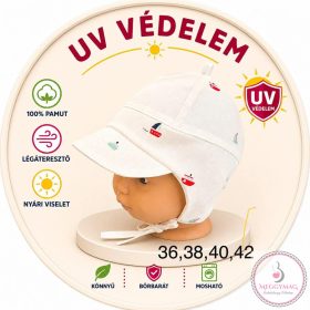 Minimanó nyári sapka (38, 40, 42, 44) hajó 
