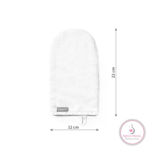 BabyOno fürdetőkesztyű - bambusz fehér 347/06