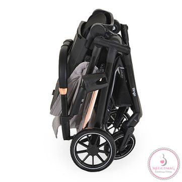Moni BINGO 360°-ban forgatható babakocsi 22kg-ig ANTRACIT 