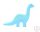 Tikiri - Bébi Brachiosaurus (Brachi) organikus gumi játék